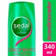 ACONDICIONADOR SEDAL CREC.SALUD 340 ml ( u x b 12)