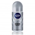 ANTITRANSPIRANTE MASCULINO NIVEA ROLL ON SILV.PR 50 ml ( u x b 12)
