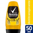 ANTITRANSPIRANTE MASCULINO REXONA ROLL ON V8 TUN. 50 ml ( u x b 12)