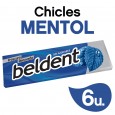 CHICLE BELDENT MENTOL 20 un ( u x b 20)