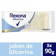 JABON DE TOCADOR REXONA GLIC.NEUTRO 3X90 gr ( u x b 36)