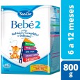 LECHE EN POLVO SANCOR BEBE 2 NUT 800 gr ( u x b 12)