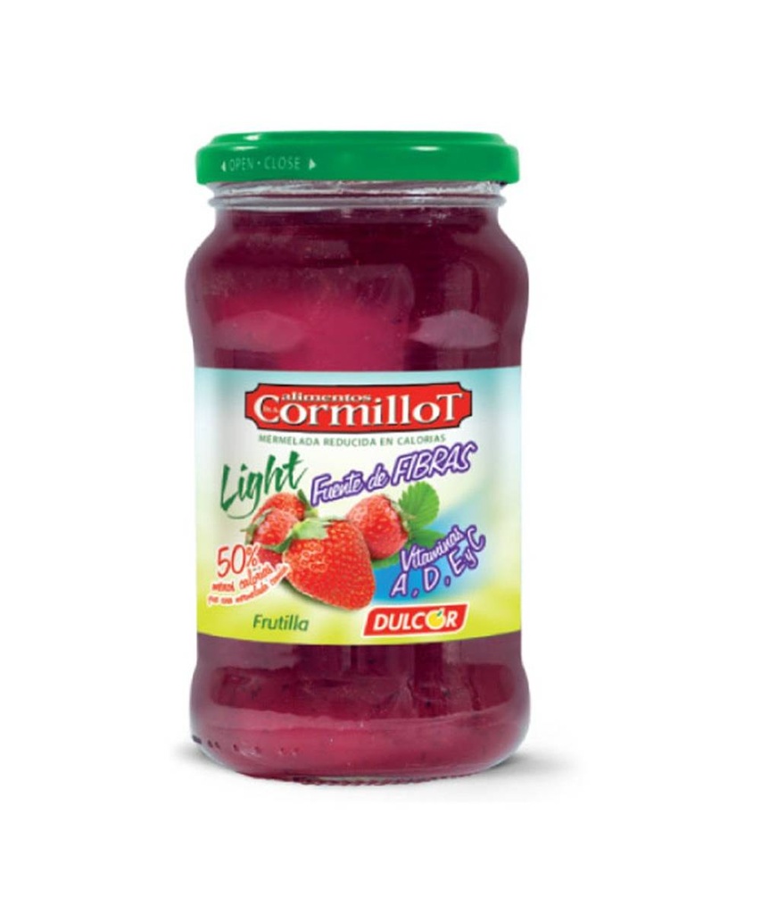 MERMELADA CORMILLOT FRUT.LIGH 390 gr ( u x b 12)