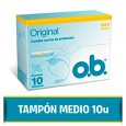 TAMPON O.B. MEDIO 10 un ( u x b 40)