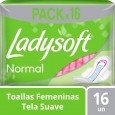 TOALLITA FEMENINA LADYSOFT NOR.C.ALAS 16 un ( u x b 27)